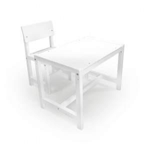 Детский растущий комплект стол и стул Я САМ "Лофт" (Белый, Белый) в Нижневартовске - niznevartovsk.mebel-74.com | фото
