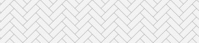 Фартук Метро керамик (белая) CPL пластик МДФ 6 мм в Нижневартовске - niznevartovsk.mebel-74.com | фото