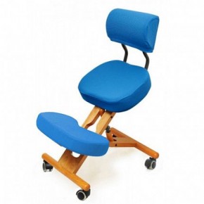 Коленный стул со спинкой Smartstool KW02В + Чехлы в Нижневартовске - niznevartovsk.mebel-74.com | фото