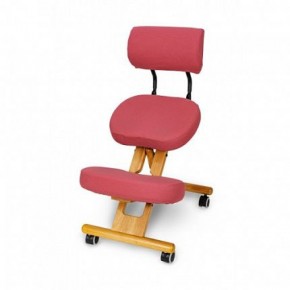 Коленный стул со спинкой Smartstool KW02В + Чехлы в Нижневартовске - niznevartovsk.mebel-74.com | фото