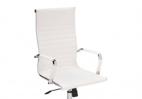 Компьютерное кресло Reus pu white / chrome в Нижневартовске - niznevartovsk.mebel-74.com | фото