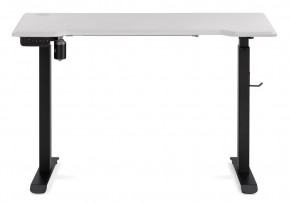 Компьютерный стол Маркос с механизмом подъема 120х75х75 белая шагрень / черный в Нижневартовске - niznevartovsk.mebel-74.com | фото