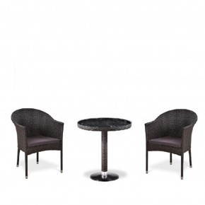 Комплект плетеной мебели T601/Y350A-W53 Brown (2+1) в Нижневартовске - niznevartovsk.mebel-74.com | фото