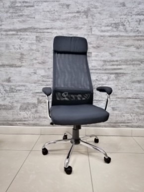 Кресло Barneo K-115 для персонала (черная ткань, черная сетка) в Нижневартовске - niznevartovsk.mebel-74.com | фото