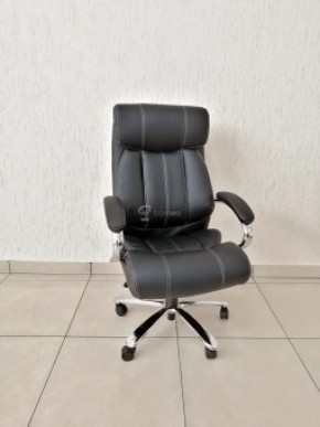 Кресло Barneo K-303 для руководителя (черная экокожа) в Нижневартовске - niznevartovsk.mebel-74.com | фото