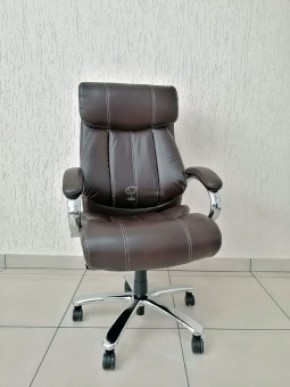 Кресло Barneo K-303 для руководителя (коричневая экокожа) в Нижневартовске - niznevartovsk.mebel-74.com | фото
