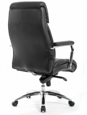 Кресло BRABIX PREMIUM "Phaeton EX-502" (кожа с компаньоном, хром, черное) 530882 в Нижневартовске - niznevartovsk.mebel-74.com | фото