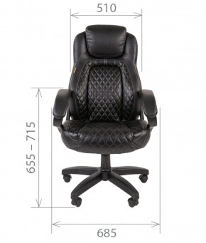 Кресло для руководителя  CHAIRMAN 432 (Экокожа черная) в Нижневартовске - niznevartovsk.mebel-74.com | фото