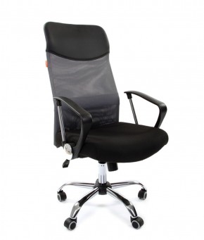 Кресло для руководителя CHAIRMAN 610 N(15-21 черный/сетка серый) в Нижневартовске - niznevartovsk.mebel-74.com | фото