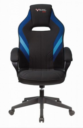 Кресло игровое Бюрократ VIKING 3 AERO BLUE черный/синий в Нижневартовске - niznevartovsk.mebel-74.com | фото