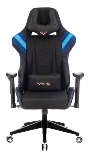 Кресло игровое Бюрократ VIKING 4 AERO BLUE черный/синий в Нижневартовске - niznevartovsk.mebel-74.com | фото