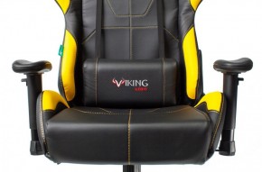 Кресло игровое Бюрократ VIKING 5 AERO YELLOW черный/желтый в Нижневартовске - niznevartovsk.mebel-74.com | фото