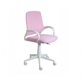 Кресло Ирис White сетка/ткань розовая в Нижневартовске - niznevartovsk.mebel-74.com | фото