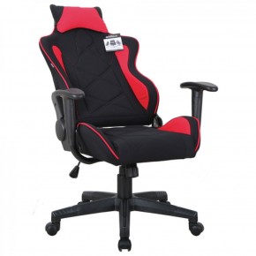 Кресло компьютерное BRABIX GT Racer GM-101 + подушка (ткань) черное/красное (531820) в Нижневартовске - niznevartovsk.mebel-74.com | фото