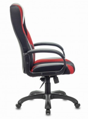 Кресло компьютерное BRABIX PREMIUM "Rapid GM-102" (экокожа/ткань, черное/красное) 532107 в Нижневартовске - niznevartovsk.mebel-74.com | фото