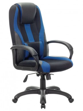 Кресло компьютерное BRABIX PREMIUM "Rapid GM-102" (экокожа/ткань, черное/синее) 532106 в Нижневартовске - niznevartovsk.mebel-74.com | фото