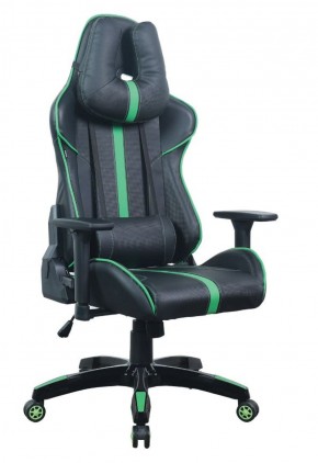Кресло компьютерное BRABIX "GT Carbon GM-120" (черное/зеленое) 531929 в Нижневартовске - niznevartovsk.mebel-74.com | фото