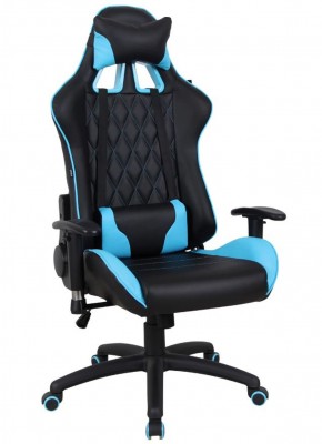 Кресло компьютерное BRABIX "GT Master GM-110" (черное/голубое) 531928 в Нижневартовске - niznevartovsk.mebel-74.com | фото