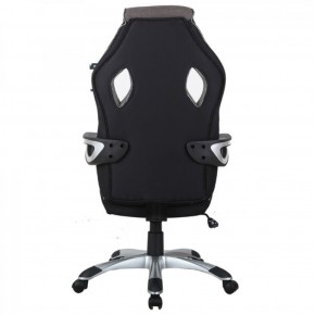 Кресло компьютерное BRABIX Techno GM-002 (ткань) черное/серое, вставки белые (531815) в Нижневартовске - niznevartovsk.mebel-74.com | фото