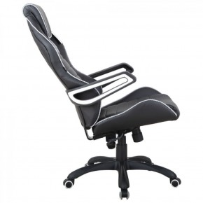 Кресло компьютерное BRABIX Techno Pro GM-003 (экокожа черное/серое, вставки серые) 531814 в Нижневартовске - niznevartovsk.mebel-74.com | фото