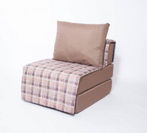 Кресло-кровать бескаркасное Харви (коричневый-квадро беж) в Нижневартовске - niznevartovsk.mebel-74.com | фото