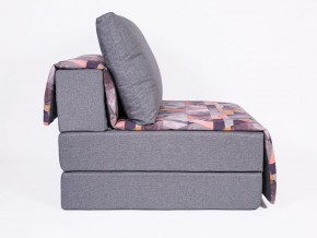 Кресло-кровать бескаркасное Харви (серый-сноу манго) в Нижневартовске - niznevartovsk.mebel-74.com | фото