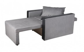Кресло-кровать Милена с подлокотниками (серый) Велюр в Нижневартовске - niznevartovsk.mebel-74.com | фото