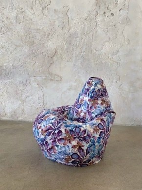Кресло-мешок Цветы L в Нижневартовске - niznevartovsk.mebel-74.com | фото
