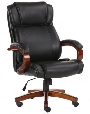 Кресло офисное BRABIX PREMIUM "Magnum EX-701" (дерево, рециклированная кожа, черное) 531827 в Нижневартовске - niznevartovsk.mebel-74.com | фото