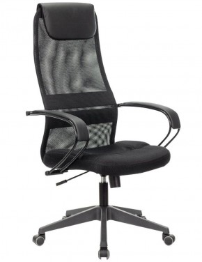 Кресло офисное BRABIX PREMIUM "Stalker EX-608 PL" (ткань-сетка/кожзам, черное) 532090 в Нижневартовске - niznevartovsk.mebel-74.com | фото
