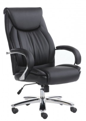 Кресло офисное BRABIX "Advance EX-575" (хром/экокожа/черное) 531825 в Нижневартовске - niznevartovsk.mebel-74.com | фото