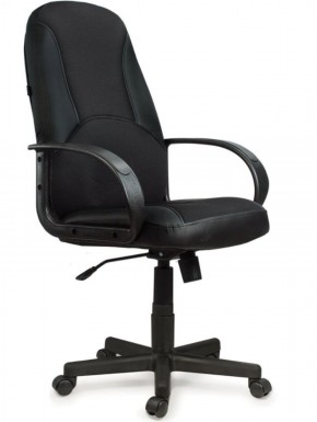 Кресло офисное BRABIX "City EX-512" (кожзам черный, ткань черная) 531407 в Нижневартовске - niznevartovsk.mebel-74.com | фото