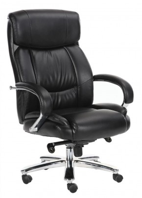 Кресло офисное BRABIX "Direct EX-580" (хром/рециклированная кожа/черное) 531824 в Нижневартовске - niznevartovsk.mebel-74.com | фото