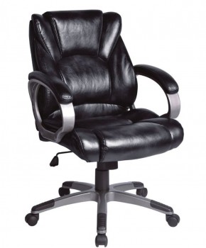 Кресло офисное BRABIX "Eldorado EX-504", экокожа, черное, 530874 в Нижневартовске - niznevartovsk.mebel-74.com | фото