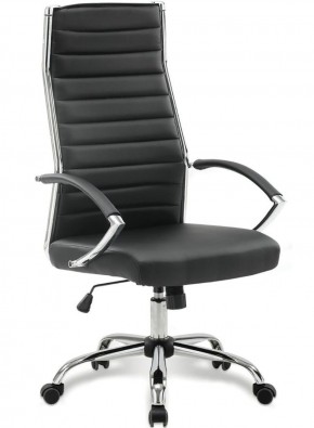 Кресло офисное BRABIX "Style EX-528", экокожа, хром, черное, 531947 в Нижневартовске - niznevartovsk.mebel-74.com | фото