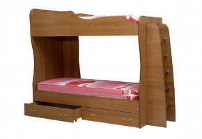 Кровать детская 2-х ярусная Юниор-1 (800*2000) ЛДСП в Нижневартовске - niznevartovsk.mebel-74.com | фото