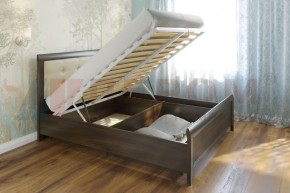 Кровать КР-1033 с мягким изголовьем в Нижневартовске - niznevartovsk.mebel-74.com | фото