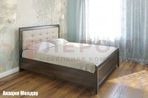 Кровать КР-1034 с мягким изголовьем в Нижневартовске - niznevartovsk.mebel-74.com | фото