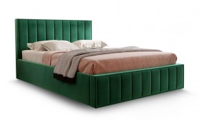Кровать "Вена" 1600 СТАНДАРТ Вариант 1 Мора зеленый + бельевой ящик с кроватным основанием и подъемным механизмом в Нижневартовске - niznevartovsk.mebel-74.com | фото