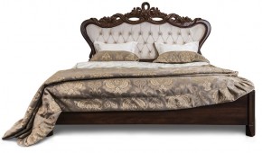 Кровать с мягким изголовьем Афина 1600 (караваджо) в Нижневартовске - niznevartovsk.mebel-74.com | фото