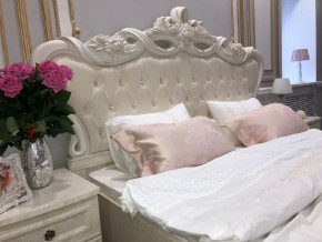 Кровать с мягким изголовьем Афина 1600 (крем корень) в Нижневартовске - niznevartovsk.mebel-74.com | фото