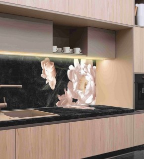 Кухонный фартук со столешницей (А-05) в едином стиле (3050 мм) в Нижневартовске - niznevartovsk.mebel-74.com | фото