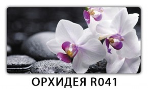 Обеденный раздвижной стол Бриз с фотопечатью Цветы R044 в Нижневартовске - niznevartovsk.mebel-74.com | фото