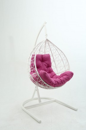 Подвесное кресло Бароло (белый/розовый) в Нижневартовске - niznevartovsk.mebel-74.com | фото