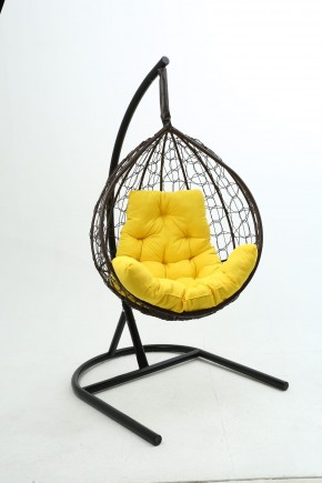 Подвесное кресло Бароло (коричневый/желтый) в Нижневартовске - niznevartovsk.mebel-74.com | фото