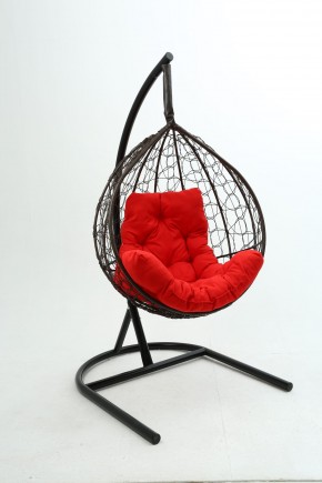 Подвесное кресло Бароло (коричневый/красный) в Нижневартовске - niznevartovsk.mebel-74.com | фото