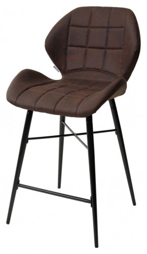 Полубарный стул MARCEL COWBOY-#800 темно-коричневый (H=65cm), ткань микрофибра М-City в Нижневартовске - niznevartovsk.mebel-74.com | фото