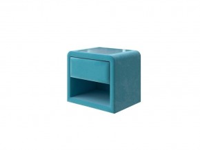 PROxSON Тумба Cube (Ткань: Велюр Shaggy Azure) 52x41 в Нижневартовске - niznevartovsk.mebel-74.com | фото