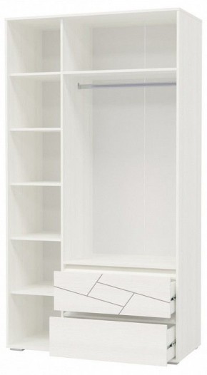 Шкаф 3-х дверный с ящиками АДЕЛИНА (4-4832рам.б) в Нижневартовске - niznevartovsk.mebel-74.com | фото