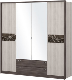Шкаф 4-х дверный с зеркалом Шк69.2 МС Николь в Нижневартовске - niznevartovsk.mebel-74.com | фото